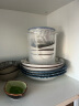 Sanada Seiko日本进口放碗架搁碗架子晾碗架碗碟收纳沥水架碗盘归纳架置物架 白色小号（日本进口） 1个 实拍图