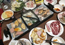 新厨夫大号韩式家用电烤炉烤肉机烧烤架 多功能电热烧烤炉铁板烧电烤盘 商用鸳鸯涮烧一体二用锅 JK-A1 二边烧烤中间鸳鸯款 2层 实拍图