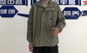 型曼日系潮牌猎装翻领工装夹克男士春秋百搭上衣服男复古简约休闲外套 绿色 L 实拍图
