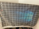 巧林儿电脑防尘罩保护套液晶显示器盖布现代简约台式电脑罩24 27寸32寸 雅典灰格2件套（显示器+键盘布） 27英寸 实拍图