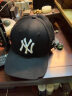 NEW ERA纽亦华 送礼物 棒球帽鸭舌帽帽子男女 MLB洋基队 黑色 实拍图