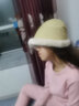 原谅色帽子女冬加绒加厚保暖毛绒渔夫帽女防风护耳盆帽北方卷边蒙古帽子 卡其色 实拍图