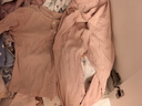 童泰（TONGTAI）宝宝内衣套装春秋季男童女童长袖衣服家居服内衣秋衣秋裤坑条 粉色 【前开套装-平腰款】 100 cm 实拍图