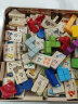 三格田（SANGTY）木制多米诺骨牌积木儿童智力玩具100粒男女孩汉字拼装新西兰松木 100粒双面（新西兰松）200汉字 实拍图