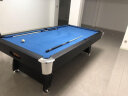 哈野台球桌子成人乒乓球台二合一家用室内桌球台标准型中式黑八球桌游 8尺 蓝色台球桌二合一 晒单实拍图