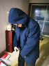 罗蒙白鹅绒多穿羽绒服男士冬季中长款连帽外套保暖休闲风衣爸爸装男装 实拍图