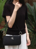 Calvin Klein女包时尚经典简约金属字母拉链ck单肩包腋下法棍包礼物DH3237 001-太空黑 OS 晒单实拍图