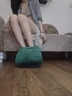 嘉柏兰暖脚宝暖脚神器家用保暖鞋办公室暖足垫电热暖手宝暖腿神器热水袋 意大利绒(热水袋+防爆夹)油墨绿 实拍图
