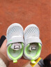 拉拉猪春夏季新款婴儿学步鞋男小童透气运动网鞋儿童宝宝网面凉鞋子幼儿女1-3岁2一 灰色 20码/内长13.5cm(适合脚长约13cm) 实拍图