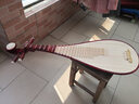 耀森白色彩绘琵琶乐器花梨木成人/儿童初学专业演奏考级入门琵琶 红木轴相成人琵琶（带包） 实拍图