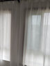 米华竖条纹垂直梦幻帘窗帘白纱帘透光不透人阳台 宽2.0米*高2.2 单片 实拍图