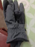 莱维森冬季滑雪保暖手套男女情侣户外骑行触屏加绒防寒防风电动车手套 灰色女款【手背带】 实拍图