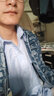 gxmy牛仔外套男春秋季潮牌衣服男士痞帅高级感印花休闲夹克男四季男装 图色HP27冬季加绒加厚款 XL 【140-150斤】 实拍图