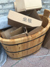 木太祖木桶浴桶保温实木泡澡木桶熏蒸浴桶加厚香柏木沐浴成人洗澡桶家用 100cm 带盖【畅享五件套】 实拍图
