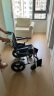 KARMA康扬轮椅老人折叠轻便小轮轮椅车老年残疾人超轻量铝合金免充气实心胎手推代步车KM-2500 实拍图