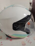 摩雷士摩托车头盔S30半盔四分之三盔男女四季双镜片电动车安全帽 S30蒂芙尼 L 实拍图