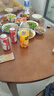 晨巢 餐桌 实木餐桌 可伸缩折叠圆桌餐桌家用现代中式饭桌餐厅家具 1.38米胡桃色 一桌八椅 实拍图