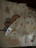 婧麒（JOYNCLEON）新生婴儿包单初生宝宝产房纯棉襁褓裹布四季 快乐花园 jbb38158 实拍图