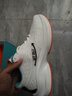 Gcterd男鞋2025夏季新款软底轻减震休闲跑步运动鞋男百搭透气增高鞋子男 白桔 44 实拍图
