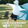 猫人儿童防晒衣男女童夏季薄款凉感透气外套防紫外线 蓝色印花 140  实拍图