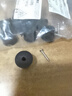 朗思明圆形橡胶机脚垫块橡皮家具桌椅减震地板保护塑料地脚仪器仪表垫 23*18*16送自攻钉(10个) 实拍图