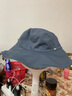 蕉下（beneunder）遮阳帽女渔夫帽防晒帽男太阳帽子防紫外线夏季户外骑行 深蓝灰-高岭白 实拍图