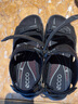 爱步（ECCO）凉鞋女 透气魔术贴百搭耐磨沙滩鞋 越野069563 HL 黑色/灰色06956350034 38 实拍图