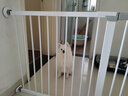 呵花楼梯口护栏婴儿童安全门栏围阳台栏杆宠物宝宝犬狗狗栅栏门免打孔 门+脚踏+加固槽 153-160cm 高76cm栏杆间隙 实拍图