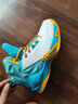 乔丹篮球鞋男运动鞋男学生透气高帮减震耐磨黑骑士战靴运动篮球鞋 芒果黄/蓝色 39 实拍图