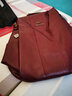 时光童话双肩包女真皮2024新款防盗背包旅行大容量妈妈软皮牛皮多功能书包 红色 【真皮授权】 实拍图