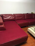 超之源皮沙发专用防滑垫冬季真皮沙发垫高档坐垫皮沙发保护套罩四季通用 舒适透气-红 特殊尺寸定做专拍 实拍图
