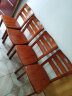 kuoson 实木餐桌椅组合食堂餐桌家用饭桌1.3米一桌四椅子（50张起拍） 实拍图