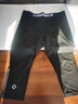 准者压缩紧身裤男加绒高弹速干篮球跑步运动训练打底短裤五七分健身裤 Z122311452-1纯正黑 【七分裤】 L 175 实拍图