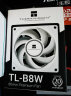 Thermalright(利民) TL-8015W 8cm超薄风扇白色风扇 S-FDB V2轴承 8cm机箱风扇4pin PWM 2200转速 实拍图