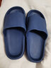 京寻开学季凉拖鞋女厚底夏季男家用浴室洗澡情侣家居拖鞋夏季外穿 静谧蓝40-41码 实拍图