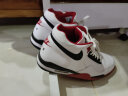 耐克（NIKE）男鞋秋冬新款运动鞋AIR FLIGHT 89气垫休闲鞋AJ4兄弟款实战篮球鞋 经典中帮白红黑/AJ4兄弟款/热卖 45 实拍图
