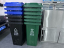 天枢垃圾桶大号240升大容量商用酒店物业室外户外环卫挂式车用分类带盖带轮果皮箱红色有害垃圾 实拍图