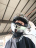 摩雷士（MOTORAX）全盔头盔冬季保暖大尾翼男女摩托车四季个性酷赛跑机车招财猫R50S 超越MC10【透明片+送彩片】 XL【建议60-61CM】 实拍图