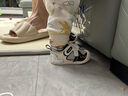 卡特兔宝宝学步鞋秋冬宝宝棉鞋男童加绒二棉童鞋1-3岁软底机能鞋小K盾 立体黑-皮面 22 内长13.5cm 脚长12.5-13.0 实拍图