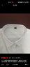 席臣夏季大码短袖衬衫男加肥大号商务休闲免烫宽松竹纤维弹力正装衬衣 白色 4XL 45 推荐（200-220斤） 实拍图