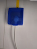 德力西（DELIXI）开关插座塑料面盖 86型通用透明塑料面盖开关面板盒 粘贴式蓝色塑料面盖 实拍图