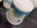 忘艺（WANGYI） 黑陶功夫茶具套装整套茶盘套装乌金石茶盘陶瓷茶杯茶壶泡茶台 枯山水乌金石茶盘+祥鹤观海 实拍图