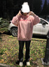 Jret春秋女装2025年新款簿款穿搭女神范炸街时尚卫衣女两件套装女加绒 粉色卫衣+杏色裤子套装/不加绒 M 建议(90-105斤) 实拍图