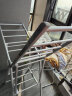 依派（IEPAI）落地晾衣架折叠阳台挂衣晒被晾衣杆铝合金晒衣服翼型折叠架1.4米 实拍图