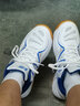 沃特（VOIT）羽毛球鞋男女款训练鞋减震透气运动鞋子防滑耐磨 白蓝 39.5 实拍图