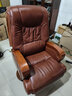 纽麦 老板椅 真皮电脑椅 按摩可躺皮质办公座椅子家用书房 总裁大班椅 10轮【黑色头层牛皮】 实拍图