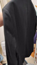 罗蒙（ROMON）西服男士小西装外套职业正装修身休闲伴郎服 黑色4XL 实拍图