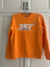 361°儿童卫衣25秋冬男女童3-14岁加绒保暖套头卫衣 橙160 实拍图
