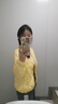 雅鹿2025新款洋气儿童羽绒内胆男童女童中大童学生轻薄羽绒服内胆内穿 黄色 160cm 实拍图