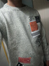 执琴之手毛衣男秋冬季宽松加绒加厚针织衫男青少年大码学生内搭男毛线衣潮 M19121灰 L 实拍图